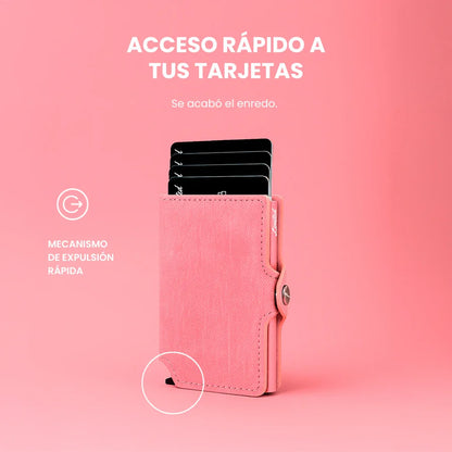 Billetera Denim Pink