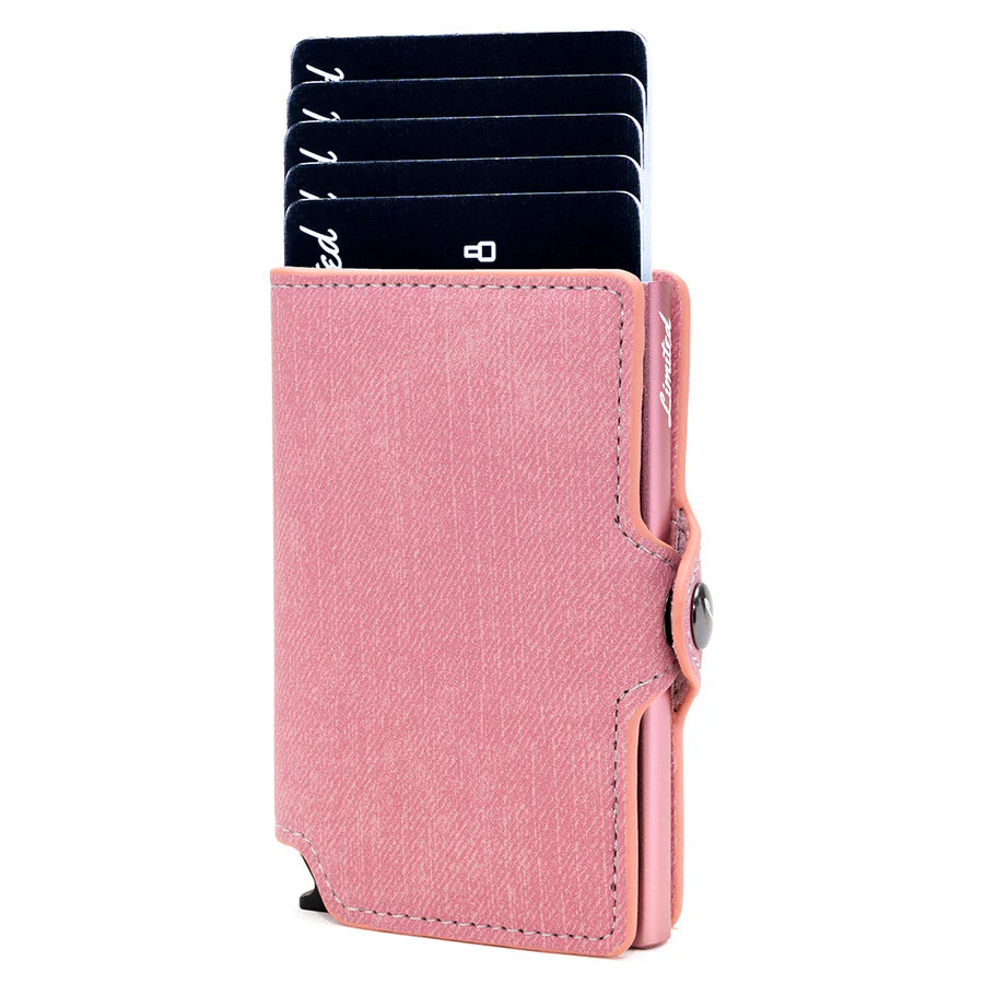 Billetera Denim Pink