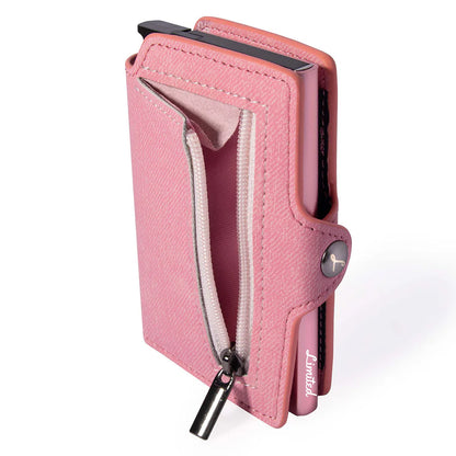 Billetera Denim Pink